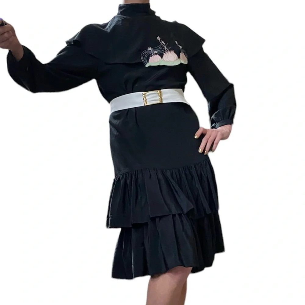 Vintage Sue Wong Ruffle Dress - Picture 13 of 15
